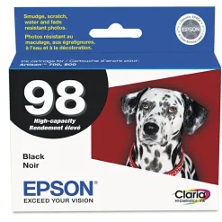 Epson (98) 450 Page-Yield Claria High Yield Ink - Black
