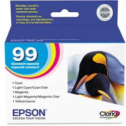 Epson (99) Claria Ink - Cyan/Light Cyan/Light Magenta/Magenta/Yellow (5/Pack)