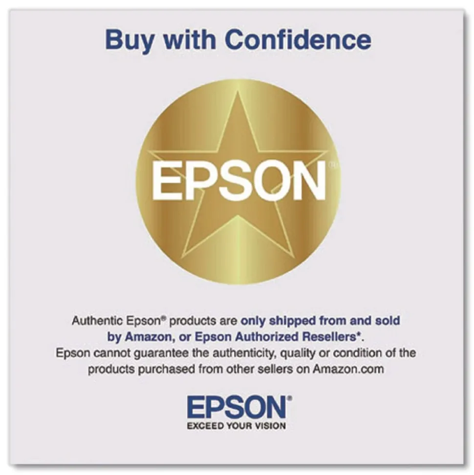 Epson 17 in. x 50 ft. 19 mil Cold Press Bright Fine Art Paper Roll - Textured Matte White (1-Roll)
