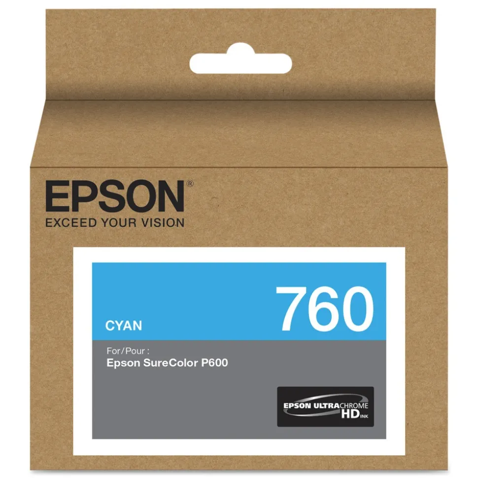 Epson (760) UltraChrome HD Ink - Cyan