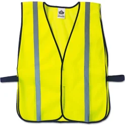 Ergodyne GloWear 8020HL Polyester Mesh Safety Vest - One Size Fits All/Lime