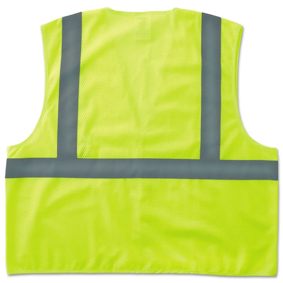 Ergodyne GloWear 8205HL Type R Class 2 Super Econo Mesh Safety Vest - Small/Medium/Lime