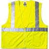 Ergodyne GloWear 8210Z Class 2 Polyester Mesh Economy Vest - Large to X-Large/Lime