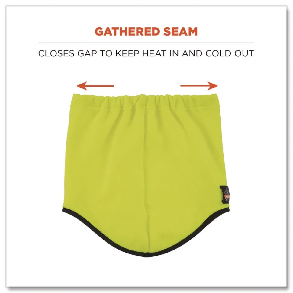 Ergodyne N-Ferno 6960 One Size Fits Most Fleece Neck Gaiter - Hi-Vis Lime