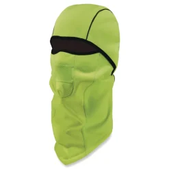 Ergodyne N-Ferno 6823 One Size Fits Most Fleece Hinged Balaclava Face Mask - Lime