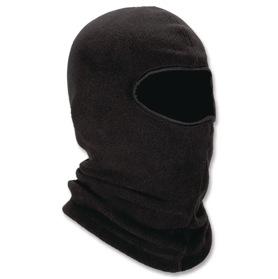 Ergodyne N-Ferno 6821 One Size Fits Most Polyester Fleece Balaclava Face Mask - Black