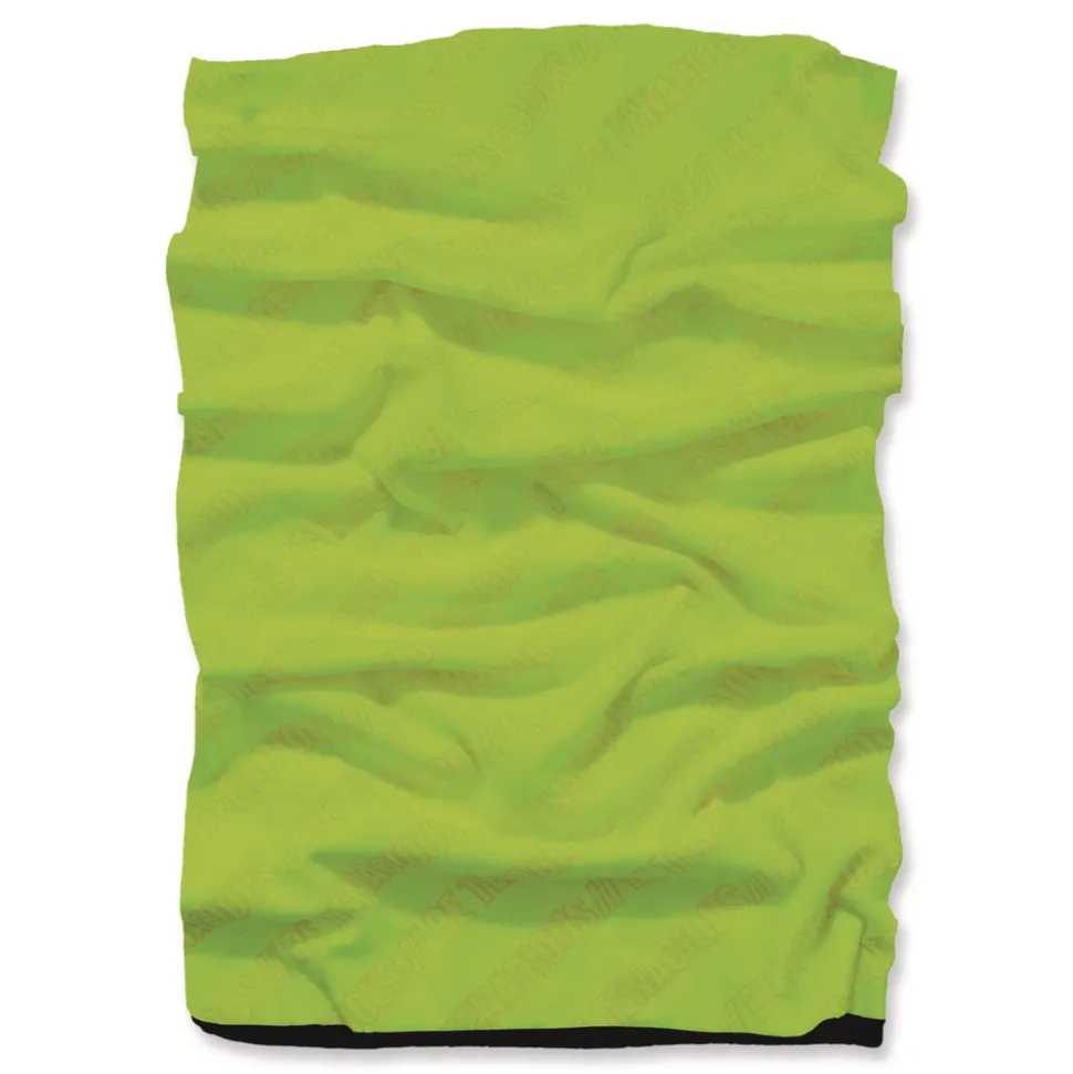 Ergodyne N-Ferno 6491 One Size Fits Most Reversible Thermal Fleece plus Poly Multi-Band - Lime