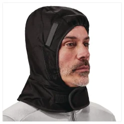 Ergodyne N-Ferno 6852 One Size Fits Most Cotton/Fleece 2-Layer Shoulder Winter Liner - Black