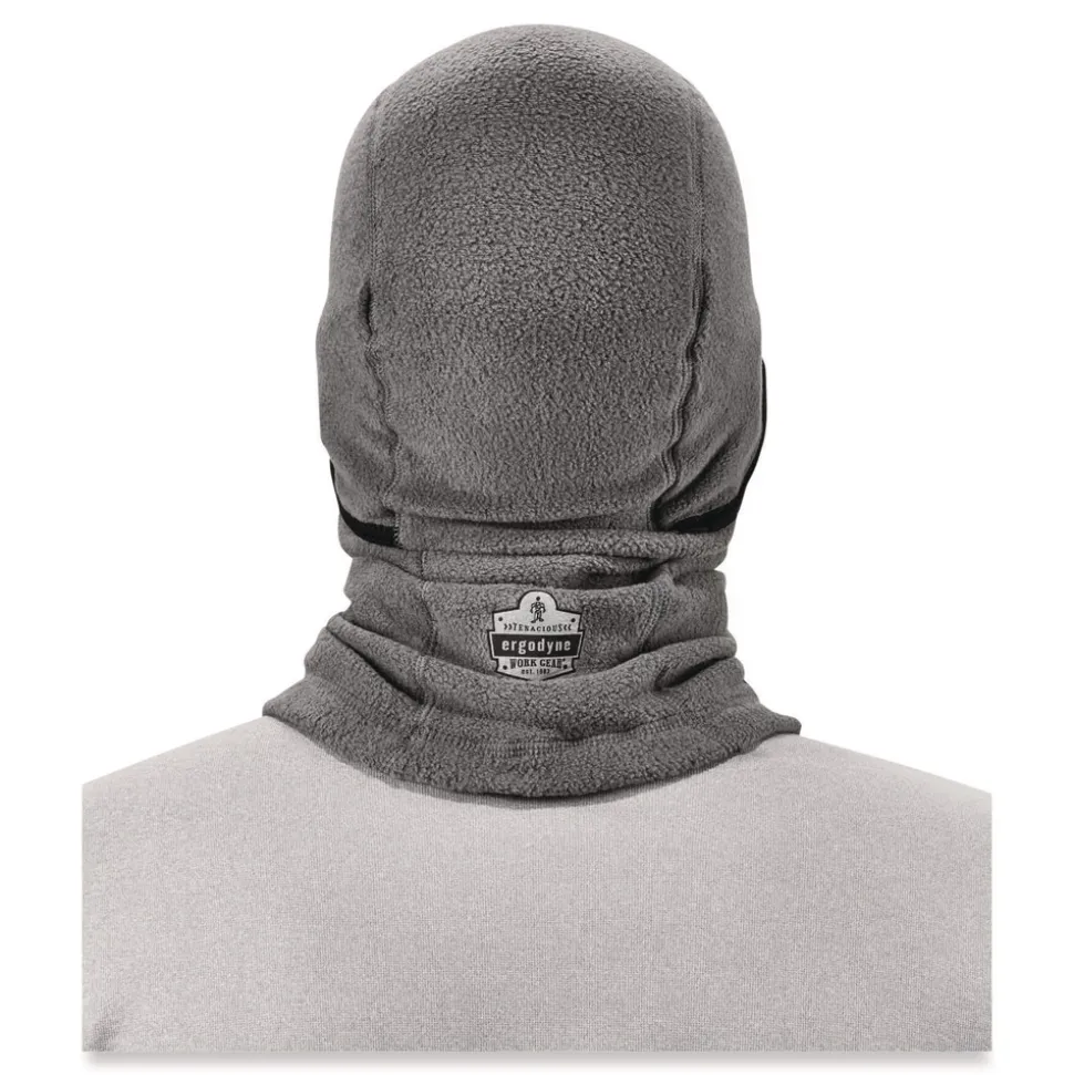 Ergodyne N-Ferno 6823 One Size Fits Most Fleece Hinged Balaclava Face Mask - Gray