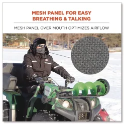 Ergodyne N-Ferno 6823 One Size Fits Most Fleece Hinged Balaclava Face Mask - Realtree Edge