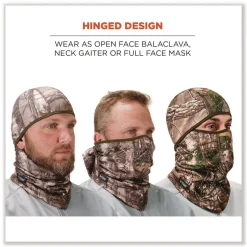 Ergodyne N-Ferno 6823 One Size Fits Most Fleece Hinged Balaclava Face Mask - Realtree Edge