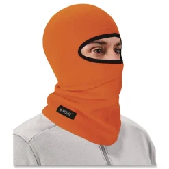 Ergodyne N-Ferno 6821 One Size Fits Most Fleece Balaclava Face Mask - Orange