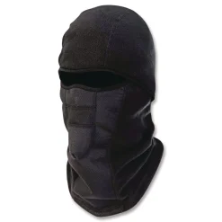 Ergodyne N-Ferno 6823 One Size Fits Most Fleece Hinged Balaclava Face Mask - Black