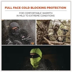 Ergodyne N-Ferno 6823 One Size Fits Most Fleece Hinged Balaclava Face Mask - Navy