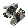Ergodyne ProFlex 710 9 in. Long Heavy-Duty Mechanics Gloves - Small Gray (1-Pair)