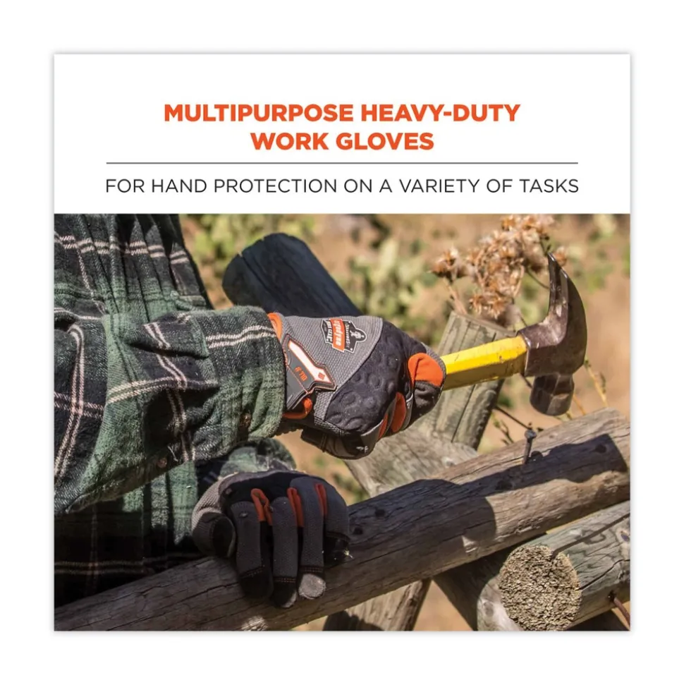 Ergodyne ProFlex 710 9 in. Long Heavy-Duty Mechanics Gloves - XX-Large Gray (1-Pair)