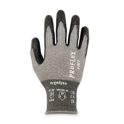 Ergodyne ProFlex 7072 ANSI A7 Nitrile-Coated CR Gloves, Gray, X-Large, 12/Pairs/Pack