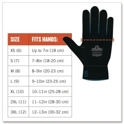 Ergodyne ProFlex 7501 Coated Waterproof Winter Gloves - 2X-Large Gray (1-Pair)
