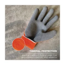 Ergodyne ProFlex 7401 Coated Lightweight Winter Gloves - 2X-Large Orange (1-Pair)