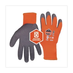 Ergodyne ProFlex 7401 Coated Lightweight Winter Gloves - Medium Orange (1-Pair)