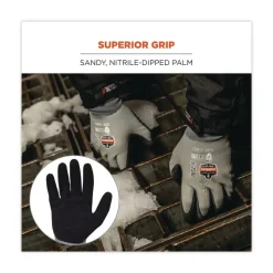 Ergodyne ProFlex 7501 Coated Waterproof Winter Gloves - Large Gray (1-Pair)
