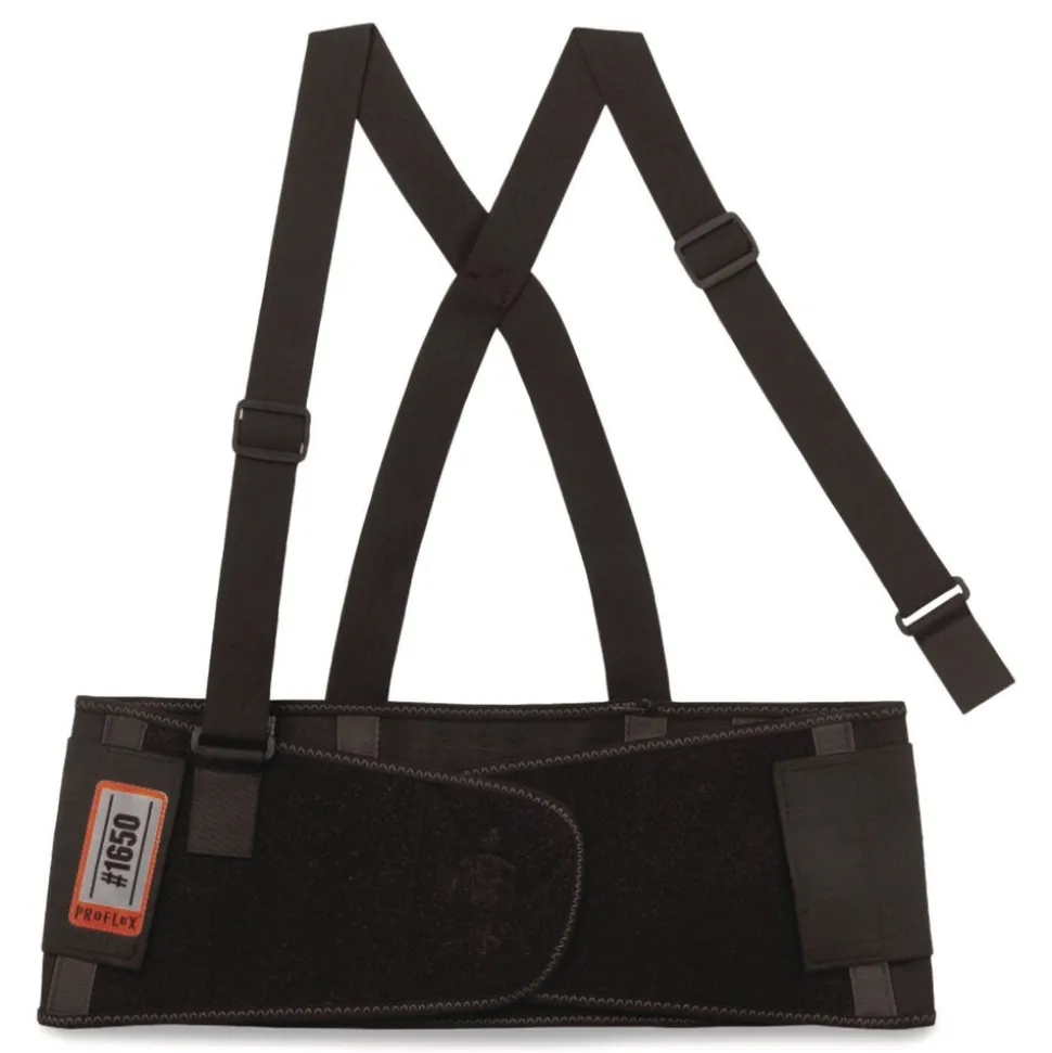 Ergodyne Proflex 1650 Economy Elastic Back Support (2x-Large/ Black)