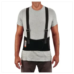 Ergodyne Proflex 1650 Economy Elastic Back Support (2x-Large/ Black)