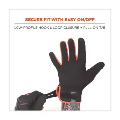 Ergodyne ProFlex 812 Standard Mechanics Gloves - 2X-Large Black (1-Pair)