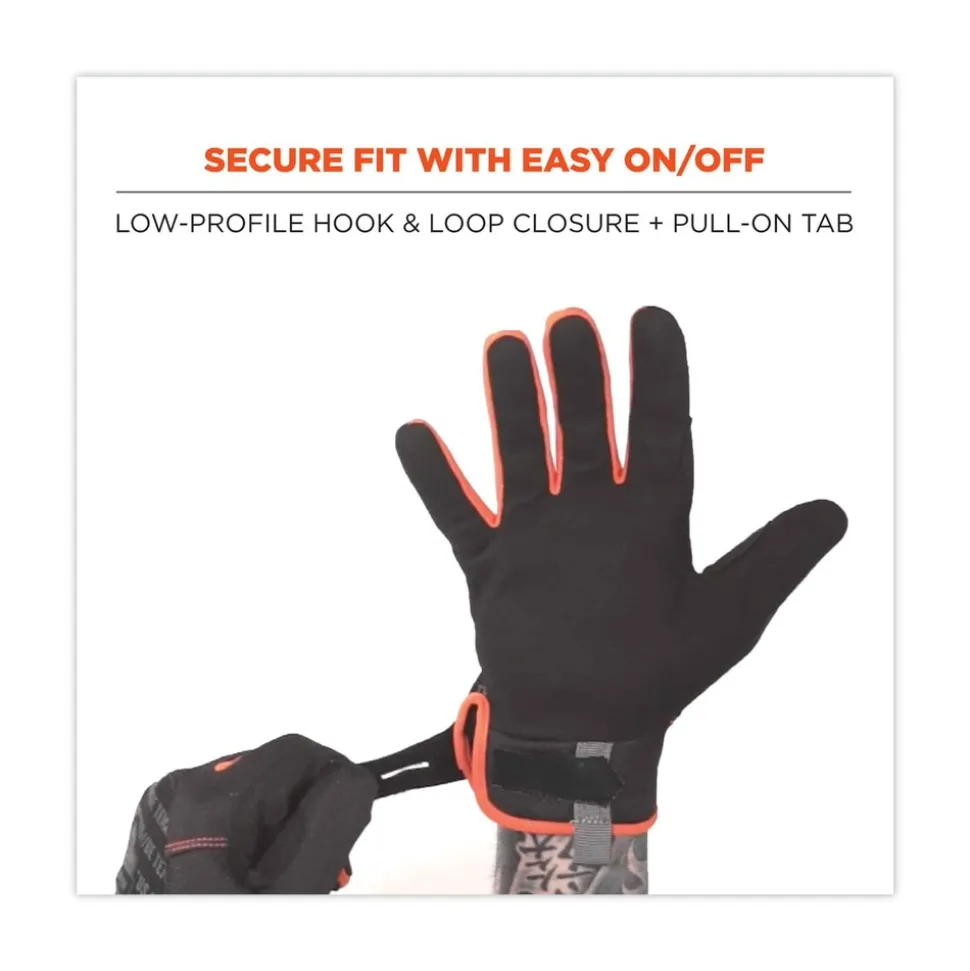 Ergodyne ProFlex 812 Standard Mechanics Gloves - 2X-Large Black (1-Pair)
