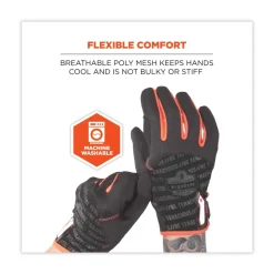 Ergodyne ProFlex 812 Standard Mechanics Gloves - 2X-Large Black (1-Pair)
