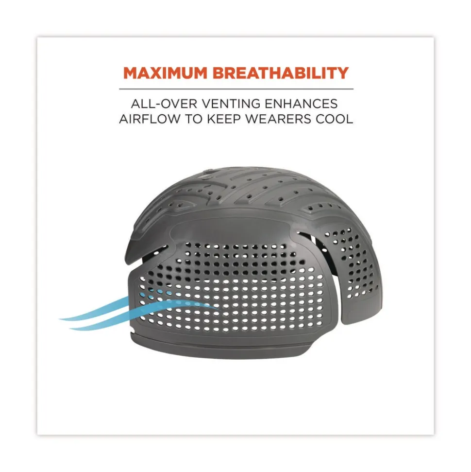 Ergodyne Skullerz 8945F(x) Extra Venting Universal Bump Cap Insert - Charcoal