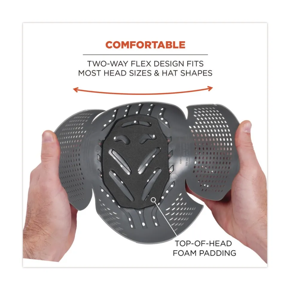 Ergodyne Skullerz 8945F(x) Extra Venting Universal Bump Cap Insert - Charcoal