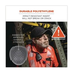 Ergodyne Skullerz 8945F(x) Extra Venting Universal Bump Cap Insert - Charcoal