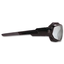 Ergodyne Skullerz Loki Nylon/Polycarb Safety Glasses/Goggles - Black Frame/Indoor/Outdoor Lens