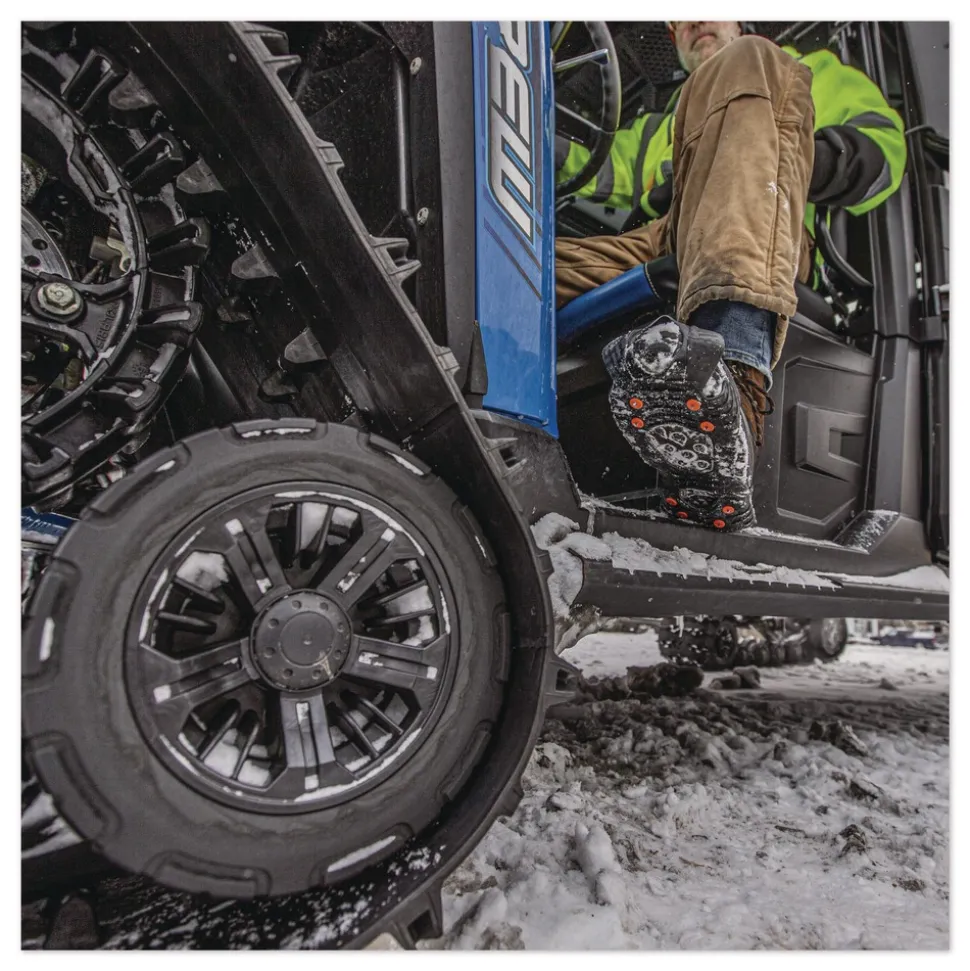 Ergodyne Trex 6300 One Piece Slip-on Ice Cleats - Large Black (1-Pair)