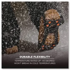 Ergodyne Trex 6300 One Piece Slip-on Ice Cleats - X-Large Black (1-Pair)