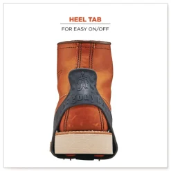 Ergodyne Trex 6300 One Piece Slip-on Ice Cleats - Medium Black (1-Pair)