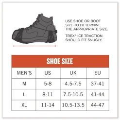 Ergodyne Trex 6325 Spikeless Traction Devices - X-Large Black (1-Pair)