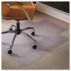 ES Robbins 45 x 53 Natural Origins Chair Mat with Lip for Carpet - Clear
