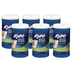 EXPO 6 x 9 Dry-Erase Board-Cleaning Wet Wipes (6/Carton)