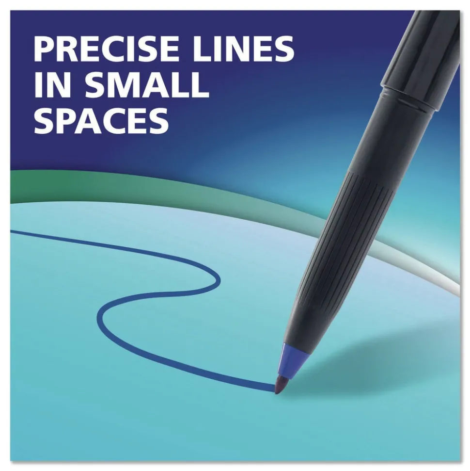 EXPO Fine Bullet Tip Wet Erase Marker - Blue (1-Dozen)