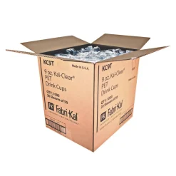 Fabri-Kal 9 oz Kal-Clear True PET Plastic Cold Drink Cups - Clear (1000/Carton)