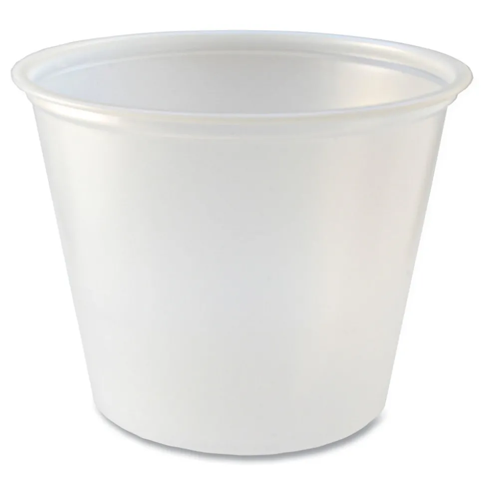 Fabri-Kal 5.5 oz. Plastic Portion Cups - Translucent (20/Carton)