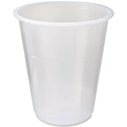 Fabri-Kal 3 oz RK Crisscross Plastic Cold Drink Cups - Clear (2500/Carton)