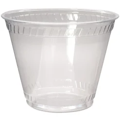 Fabri-Kal Greenware 9 oz. Sugarcane Old Fashioned Cold Drink Cups - Clear (1000/Carton)