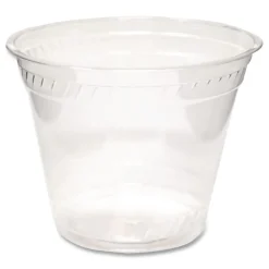 Fabri-Kal Greenware 9 oz. Sugarcane Old Fashioned Cold Drink Cups - Clear (1000/Carton)