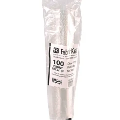 Fabri-Kal Kal-Clear/Nexclear Flat Lid with No Slot Plastic Drink Cup Lids Fits 9 oz. to 10 oz. Cold Cups - Clear (2500/Carton)