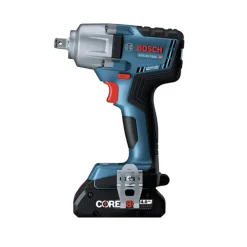 Factory Reconditioned Bosch 18V Lithium-Ion Brushless Connected-Ready 1/2 in. Cordless Mid-Torque Impact Wrench Kit with Friction Ring and Thru-Hole (4 Ah)