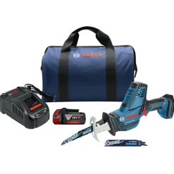 Factory Reconditioned Bosch 18V Compact Reciprocating Saw Kit