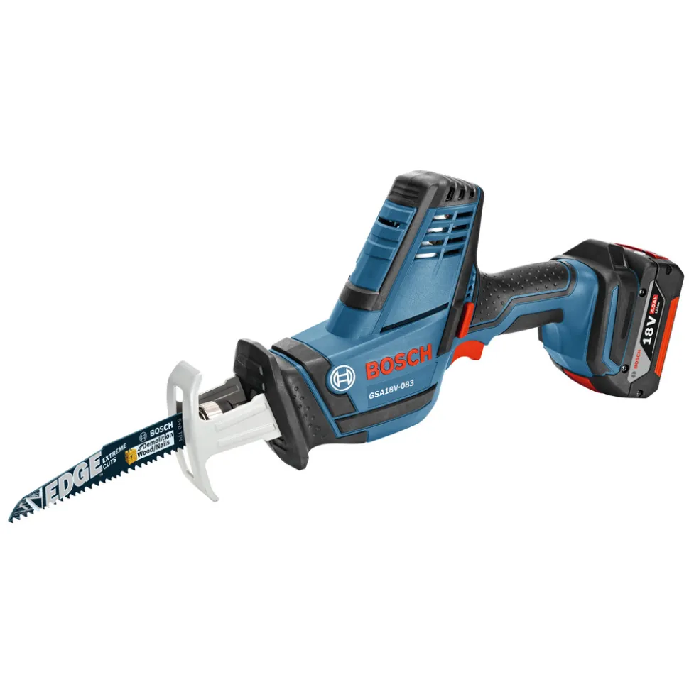 Factory Reconditioned Bosch 18V Compact Reciprocating Saw Kit